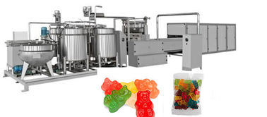 Large Gummies candy Production Line 600kg /h CE ISO jelly candy gelatim softcandy processing machines